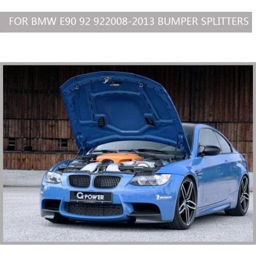 M3 Carbon e90 e92 Canard Front lip spoiler front for bmw E90 E92 E93 M3 splitter side spoiler Design 2007-2012