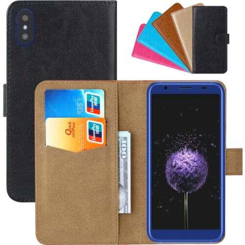 Luxury Wallet Case For DEXP Z355 PU Leather Retro Flip Cover Magnetic Fashion Cases Strap