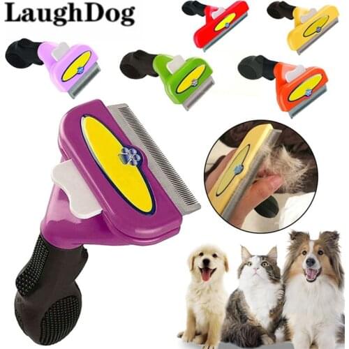 Pet Dog Cat Hair Removal Brush Long Wool Grooming Tool Puppy Kitten Comfortable Soft Shedding Massage Combs Pet Accessories Pug