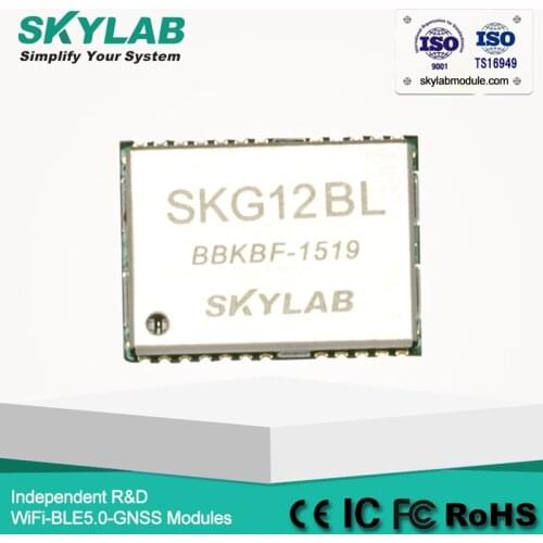 SKYLAB SKG12BL Ultra High Sensitivity -165dBm Small GPS Module for Vehicle Tracking/Portable Navigation Device