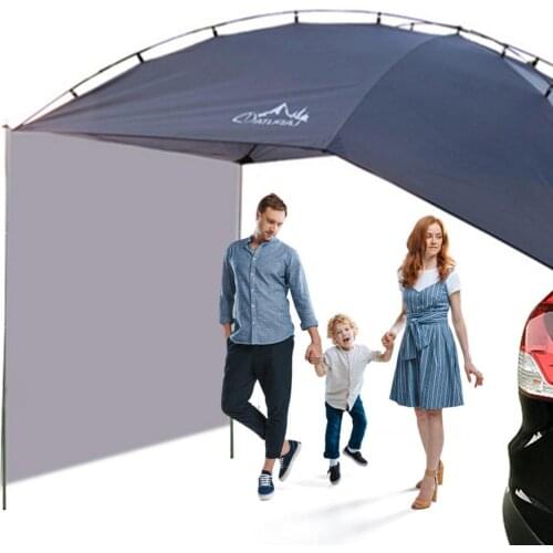 HOT SALE 2100T Oxford Cloth Car Tent Awning Set SUV Awning Auto Sun Shelter Tent Camper Rooftop Tent For Camping Dropshipping