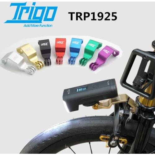 TRIGO for Brompton Bike CNC Lamp Seat For Gopro Seat Cat Eye Headlight Special Bracket 1925