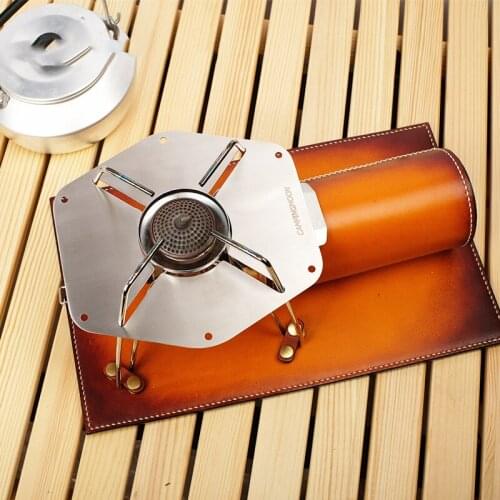 Outdoor Camping Oil Heat Shield Insulation Protection Plate Stainless Steel Guard for Soto ST 310 Regulator Stove