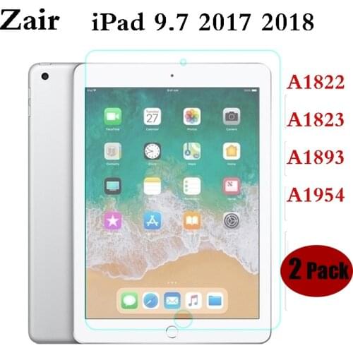 Tempered Glass For Apple iPad 9.7 2017 2018 A1822 A1823 A1893 A1954 Full Coverage Screen Protector Glass For iPad 5th 6th Gen