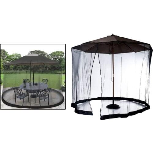Umbrella Mosquito Net Mesh Screen Universal Canopy Umbrella Netting for Outdoor Umbrellas and Patio Tables