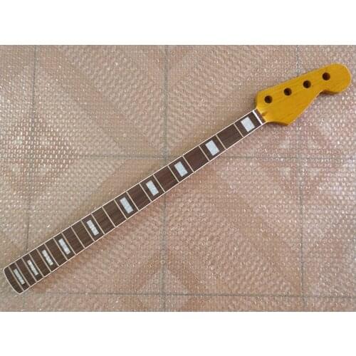 1pcs MapleNeck For Electric Jazz Bass Guitar Neck Parts Replacment