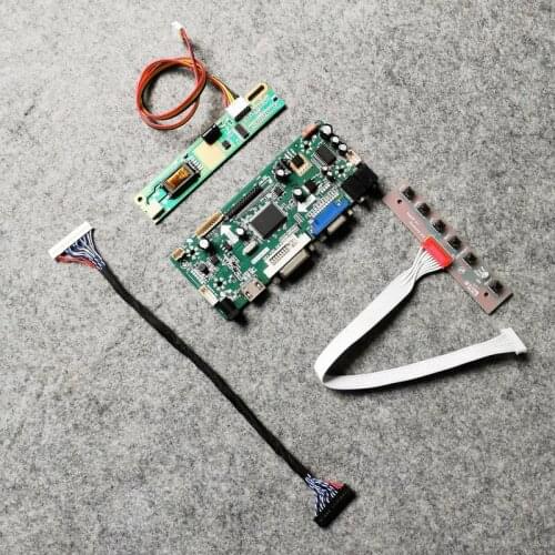 1920*1080 LVDS 30 Pin LCD monitor controller board VGA+DVI DIY kit M.NT68676 1CCFL Fit N184H3/LTN160HT01/LQ164M1LD4C matrix