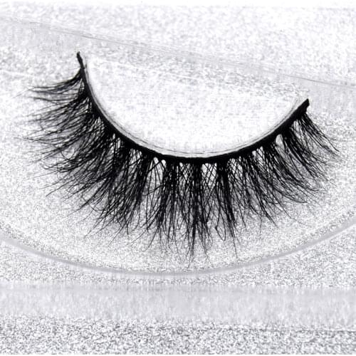 3D Mink Lashes Real Mink Natural False Eyelashes Handmade Fake Eye Lashes Extension for Beauty Makeup Glitter Packing D112