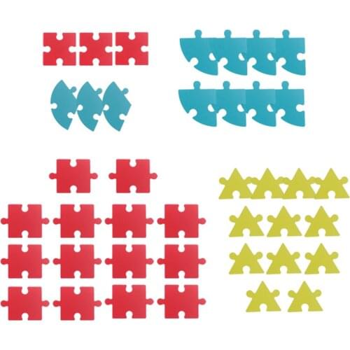 40x Colorful Puzzle Wooden Toys Animal Puzzles Jigsaw Game Educational Toys