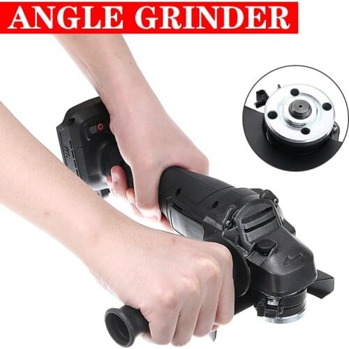 For 18v Battery 125mm Brushless Cordless Impact Angle Grinder without battery 18V 800W Power Tool Cutting Machine Polisher
