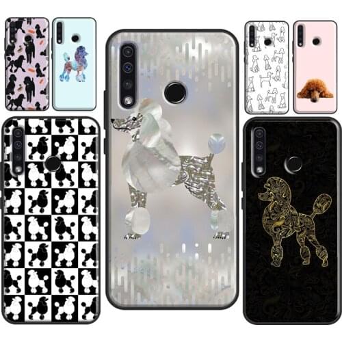 Poodle Dog Cartoon Soft Cover For Honor 9X 8X 7X 10i 7A 4C 6C 20 Pro 7C 8A 9A 7S 8S 9S 8 9 10X 10 Lite Case