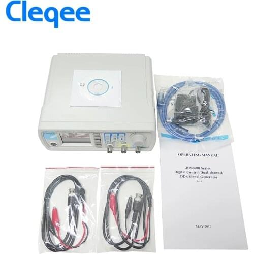 Cleqee JDS6600 Series 15M 30M 40M 50MHZ Digital Control Dual-channel DDS Function Signal Generator Frequency Meter Arbitrary