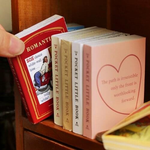 100 sheets Pocket Little books Scrapbooking material Diy Vintage Decoration art marker Paper Stationery Planner Craft Supplies