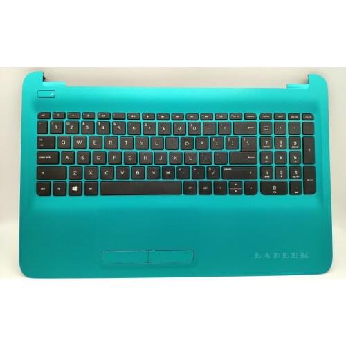 Dreamy Teal US Palmrest keyboard for HP 15-AC/15-AY/15-BA with touchpad 855025-001