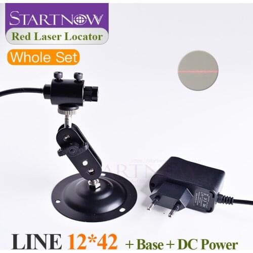 Set 12*42 635nm 10mw Line Laser Red Locator Laser Module Line Pointer For Embroidery Machine Parts Fabric CNC Cutting Positioner