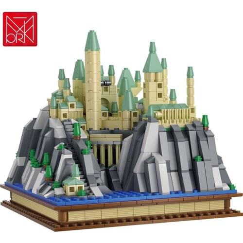 Movie Series Mini Hogwarts School Castle Building Blocks MOC Bricks Model Kits City Block Assembling Toys Kids Christmas Gifts
