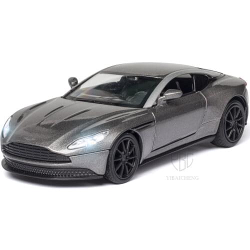 1/32 ASTON MARTIN DB11 AMR Metal Car Model Diecasts Alloy Toy High Simulation Vehicles With Pull Back Sound Light For Children