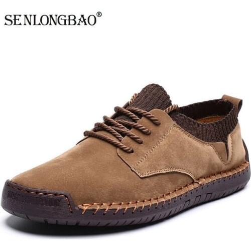 Fashion Casual Sneakers Men Shoes Breathable Suede Leather Shoes Men Loafers Comfort Men Shoes Outdoor Driving Shoes Zapatos