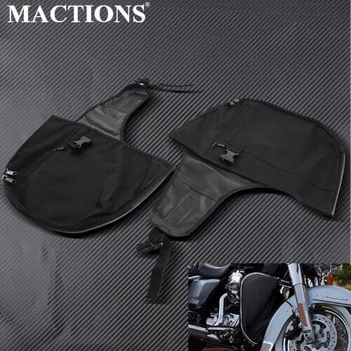 Motorcycle Soft Lowers Chaps Leg Warmer For Harley Dyna Street Bob Super Glide Low Rider 2006-2015 2016 2017