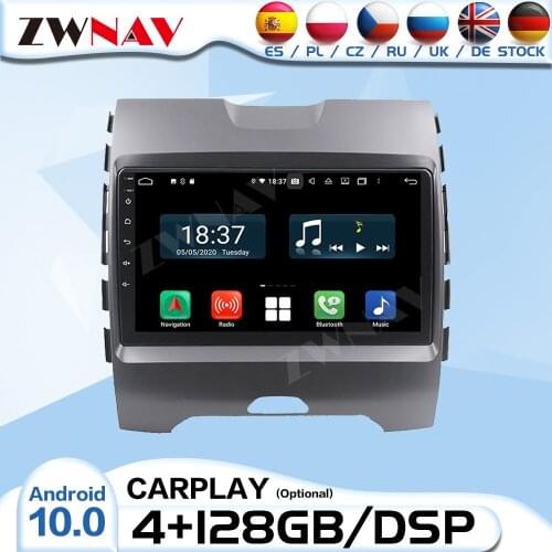 128G 2 Din Android 10 Multimedia Radio Receiver For Ford Ranger 2018 Car Auto Audio Stereo Video Player GPS Navigation Head Unit