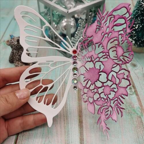 Butterfly combination metal cutting die scrapbook embossing die cutting manual album card cover material DIY manual production