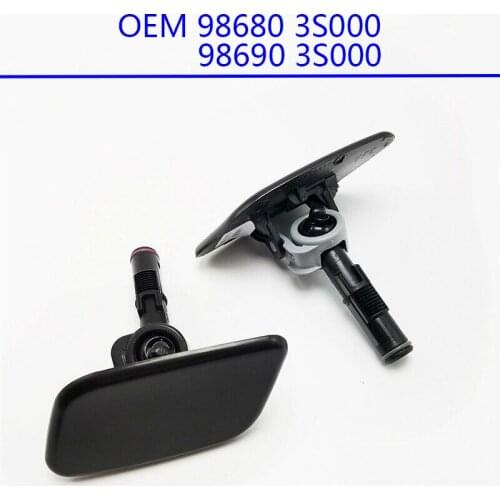 1 A pair For Hyundai I45 SONATA YF 2010 2011 2012 2013 2014 Front Headlight Washer Headlamp cleaning Sprayer nozzle device cover