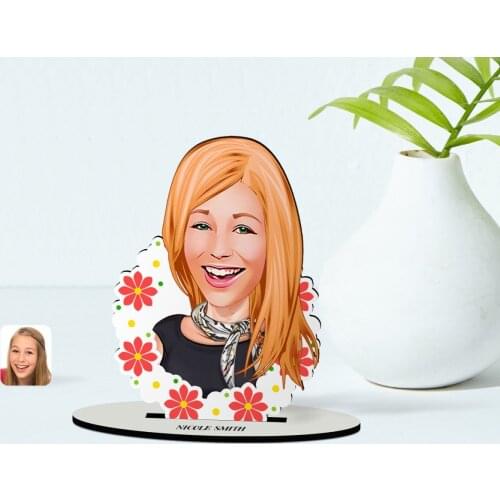 Personalized Women 'S Caricature Of Wooden Trinket Model-51 Reliable Modern Simple Gift Special Design Good Quality Surprise dear