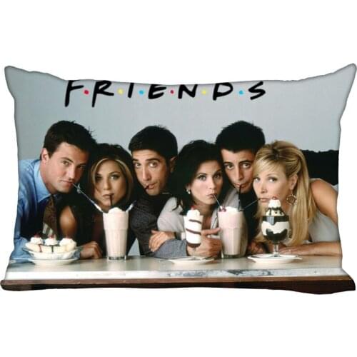 Custom Pillowcase Cover Friends Rectangle Zipper Pillow Cover Print Your Pictures 45X35cm40x60cm45X75cm50X75cm(Two sides)