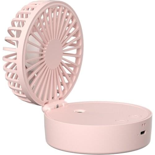 Handheld USB Charging Folding Spray Fan Dormitory Desktop Desktop Mini Fan Halter Little Fan cooling fan mini fan