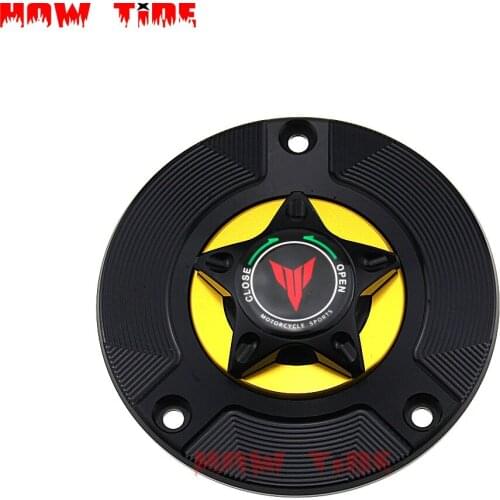 Applicable to YAMAHA MT-07 MT-09 MT-10 MT-25 MT-01 MT-03 MT-125 motorcycle accessories gas fuel tank cap CNC aluminum alloy LOGO