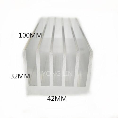 2pcs Heatsink 42*32-100MM/triode fin/The LED strips heat sink/Specical Led heat dissipation