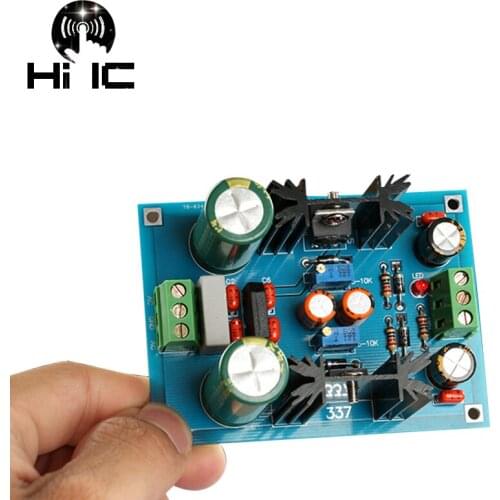 LM317 LM337 Adjustable Filtering Power Supply AC/DC Output double 12V 15V 18V Voltage Regulator For Preamp Amplifier AMP