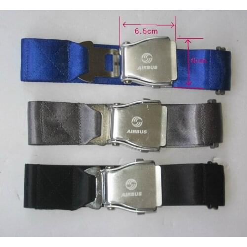 Fashion belts with airline seatbelt buckle Adjustable length maximum 120cm 7-12 days arrive USA UK AU