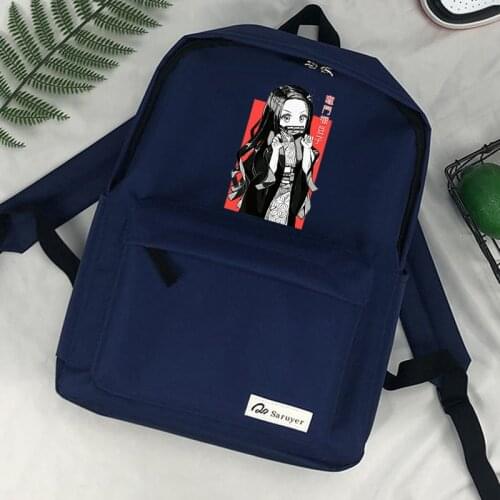 Demon Slayer Nezuko mochilas bags 2021 laptop anime school borse da donna tassen dames men backpack
