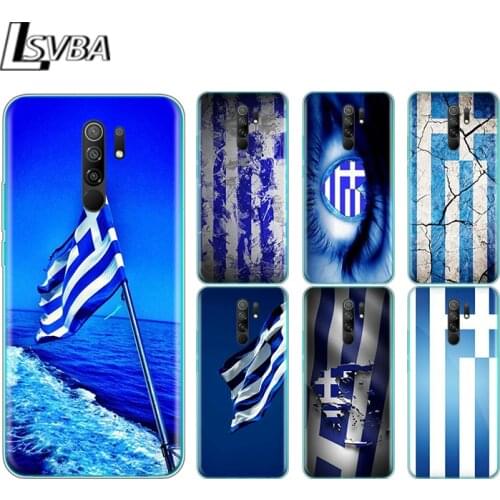 Greece Greek national flags Silicone Cover For Xiaomi Redmi Note 9 9A 9AT 9C 9S Pro Max 9T 8T 8 7 6 5 Pro 5A 4X 4 Phone Case