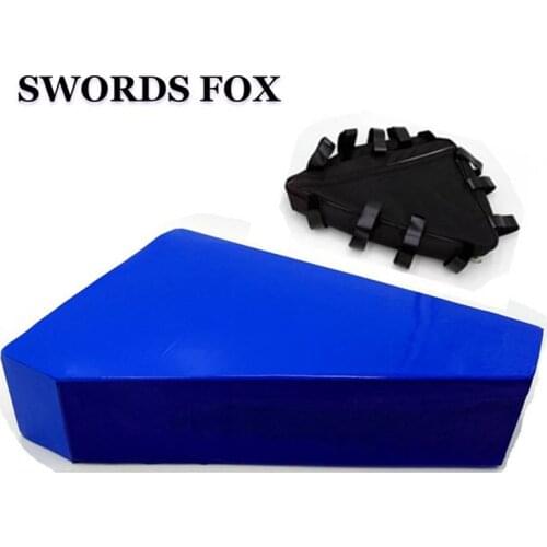 SWORDS FOX 52V 30Ah Triangle Electric Bike Battery 14S10P 18650 Li ion For Bicycle Scooter 2500W 2000W 1500W for Samsung cell