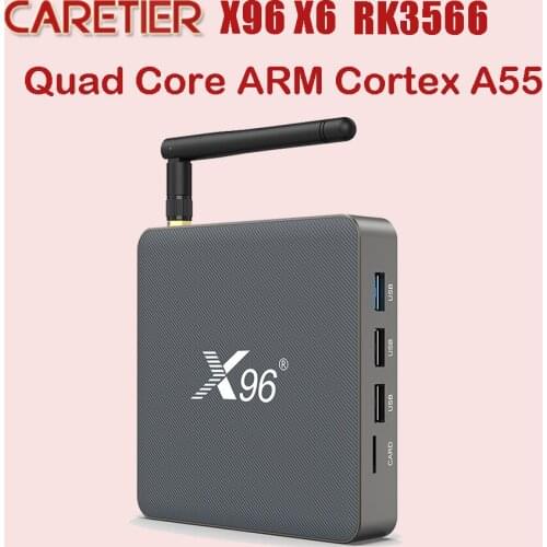 X96 X6 Smart TV Box Android 11 RK3566 8GB RAM 128GB 4K 2T2R MIMO 5G Dual Wifi 1000M 4GB 64GB Set Top Box 8K Media Player TV BOX