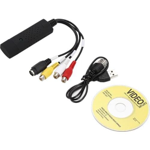 USB VHS to DVD Converter Convert Analog Video to Digital Format Audio Video DVD VHS Record Capture Card PC Adapter