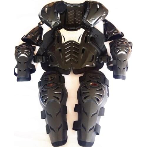 Motorcycle Full Body Armor Jacket Spine Chest Protection Gear SX102 Off-road protective equipment anti-drop suit armor Kneepads