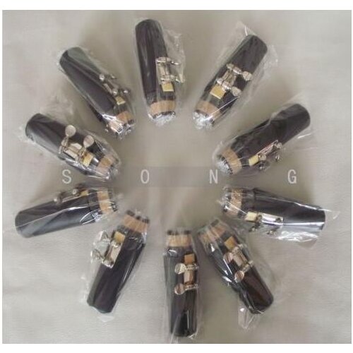 10 set Bb clarinet mouthpiece Ligature and cap reeds Good material good sound