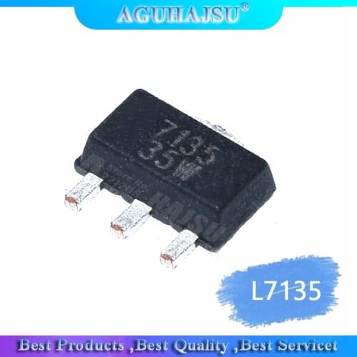10pcs/lot L7135 AMC7135 constant current 350mA / 2.7-6V LED driver chip SOT-89 new original