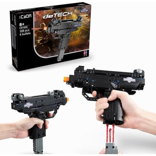 359 pcs UZI micro submachine gun 98K small particles building blocks childrens puzzle spelling assembling building block toys