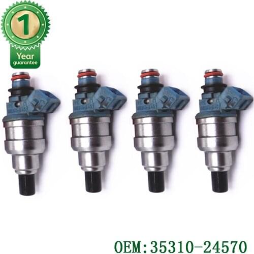 4x high quality reuilt and test Fuel Injector nozzle 35310-24570 3531024570 fit for HYUNDAI EXCEL X2 1.5L