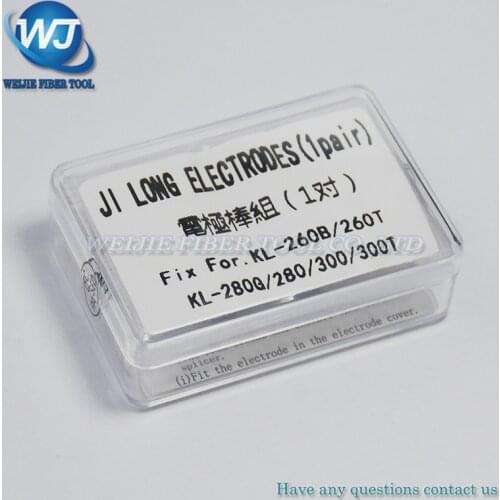 Free Shipping 1 Pair Electrodes for Jilong Fusion Splicer KL-280 KL-280G KL-280H KL-300 KL-300T KL-300F