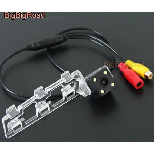 BigBigRoad Car Rear View Reversing backup Camera with power relay / filter For Toyota Vios 2008 2009 2010 2011 parking camera