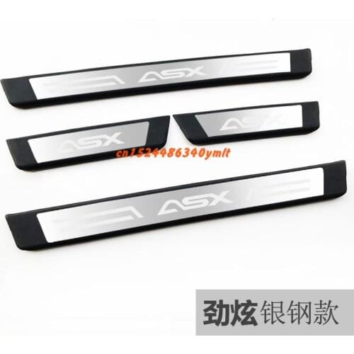 For Mitsubishi ASX2011 2012 2013 2014 2015 2016 2017 2018stainless steel Plate Door Sill Welcome Pedal Car Styling Accessories