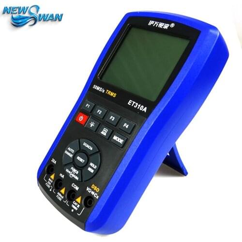 ET310A handheld digital storage oscilloscope 10M band width 1CH 50MS/s TRMS multimeter