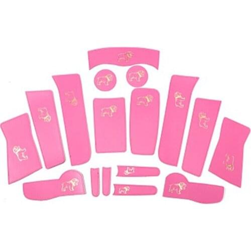 1set PU coaster mats sticker For mini cooper F60 countryman car-styling Car Cup Coaster Mats sticker Car Stickers Accessories