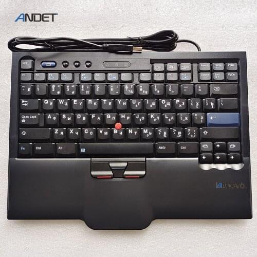 New Original RU Keyboard for Lenovo ThinkPad 8845CR SK-8845 SK-8845CR UltraNav Russian USB Keyboard &Trackpoint