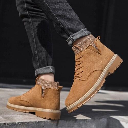 Shoes 2020 boty black boots slip spring sapato for para home mens de leather work botas hot vintage sport fashion zapatos man